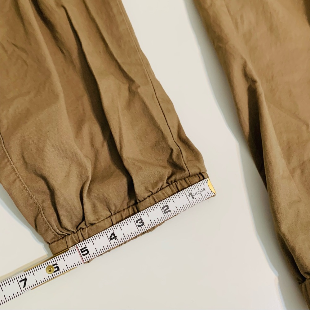 Cargo Pants Cali 1850 Suspender Brown Twill   Large Pockets High Rise Large NWT - Picture 10 of 16